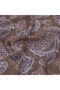 Mesopotamia Patterned Tensel Shawl 02888-Silver Mink - 3