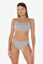 Women's Gray 2 Pack Modal Tight Fit Mid Waist Slip Panties 187 - 3