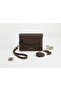 Imported Soft Medium Size Jumpsuit Model Women's Wallet with Hand Holder and Cross Shoulder Strap - 2