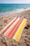 Velvet Cotton Beach Towel (70X150)-Lineup Yellow