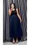 Leather Look Straight Pleated Skirt - 2