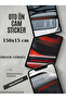 Peugeot Bipper Auto Windshield Auto Quality Premium, Sticker 150X15 cm Carbon - 4