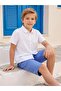 Basic Short Sleeve Shirt for Ages 6-9 - White