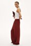 Linen-blend drawstring trousers - 2