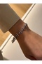 Yelpaza Model Zircon Stone Steel Bracelet 17Cm+2Cm - 2