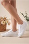 Lace-Up Bridal Sneakers Floral Patterned Bridal Sneakers