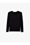 Camisole Viscose Fabric Slim Fit Long Sleeve Ruffle Crew Neck T-Shirt - 7