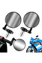 22mm Universal Motorcycle Mirrors Rearview Side Mirror Motorbike Accessories 2pcs Handle Bar End ... - 2
