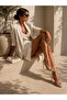 Rena Gold Heeled Women's Shoes - 3