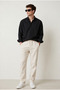 Black Men's Oversized Cut Shirt - 2