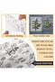 2 Pack Flower Water Soluble Embroidery Patterns,Stick and Stitch Stabilizer Paper for Hand Sewing Beginners,50 Patterns - 4