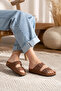 Double Buckle Unisex Slippers Cork Sole Non-Slip Daily Comfortable Summer Slippers - 2