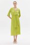 SATIN DRESS WITH WAIST DETAIL - 5
