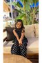 Girl's Polka Dot Set |   Sleeveless Blouse and Wide-Leg Pants 2-Piece Stylish Summer Combination - 3