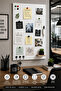 White Magnetic Gift Board Metal 60X40 cm – Magnetic Board - Note Holder, Photo Hanger and Decorative Board - 4