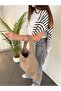 Women's Mink Large Size Shoulder Bag with Staple Detail, Soft Leather Look, Suitable for Daily, University, and Office Use, Hobo Bag - 6