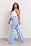 Women'S-Premium High Waist Shaping / Sculpting Flexible Comfortable Fit Flared Jeans - 2