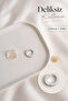 Men's Compressed Non-Hole Steel Hoop Earring Single - 6