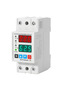 40A 40A/63A 220V Din Rail Dual Display Adjustable Over Voltage Current and Under Voltage Protective - 7
