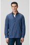 İndigo Flanel Cotton Gömlek