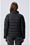 Siyah Puffer Mont - 5