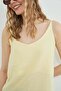 Basic Muslin Fabric Casual Blouse with Rope Straps - 8