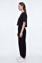 Crew Neck Modal Shalwar Trousers Set - 3