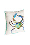 Green Crab Square Decorative Pillow - 5