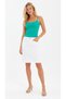 Green Color 100% Cotton Adjustable Strap Body