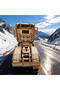 WHITE 3D Wooden Puzzle Semi-Trailer Truck DIY Hand-Assembled Model Creative Holiday Birthday Gift To - 2