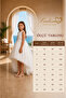 Floral Patterned Appliqued Top Design Girls White Evening Dress Wedding, Graduation - 7