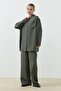 Striped Modal Suit Green - 4