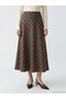 Original Beli Zippered Plaid A-Line Skirt - 2