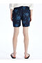 Nevavm Short Length Patterned Men's Swim Shorts with Difference - 4