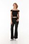 Basic Madonna Collar Modal Blouse - 2