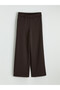 Lcw Comfort Brown Soft Touch Women's Sweatpants with Elastic Waist - 4