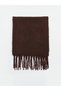 Alita City Farkıyla Lcw Accessories Brown Knitwear Plain Women's Scarf - 4