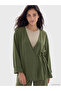 Nevavm Double-Breasted Collar Textured Modal Blend Women's Kimono with a Difference