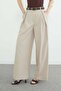 Buy Belt Li Pleated High Waist Pants - 6