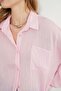 Tek Pocketed Cross Buttoned Oversized Shirt - 7