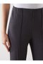 Trendlucky Women's Textured Trousers with Elastic Waist and Difference in Color - 3