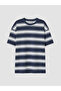 Original Oval Collar Striped Boys' T-Shirt - 2