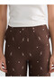 Nevavm Women's Patterned Trousers with Elastic Waist - 3