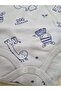 5-pack newborn 100% cotton crossover bodysuit with side and bottom snap closures, self-gloves, long sleeves, patterned, soft texture, made in turkey, 0-9 months - 6