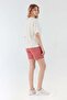 Wrapped Fabric Teddy Bear Embroidered Pocket Shorts Set - 3