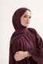 Luxe Desen Liora Cotton Shawl Cherry Burgundy - 4