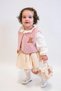6-18 Months Pink Love 4-Piece Baby Girl Set with Bag-Pink - 3