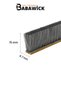 10 Meters Adhesive Bristle Wick 15mm Height Glass Balcony and Aluminum Door Window Brush Wick - 3