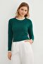 Bürümcük Fabric Piped Blouse - 3