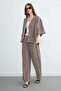 Single Button TENCEL™ Fabric Oversized Jacket - 4